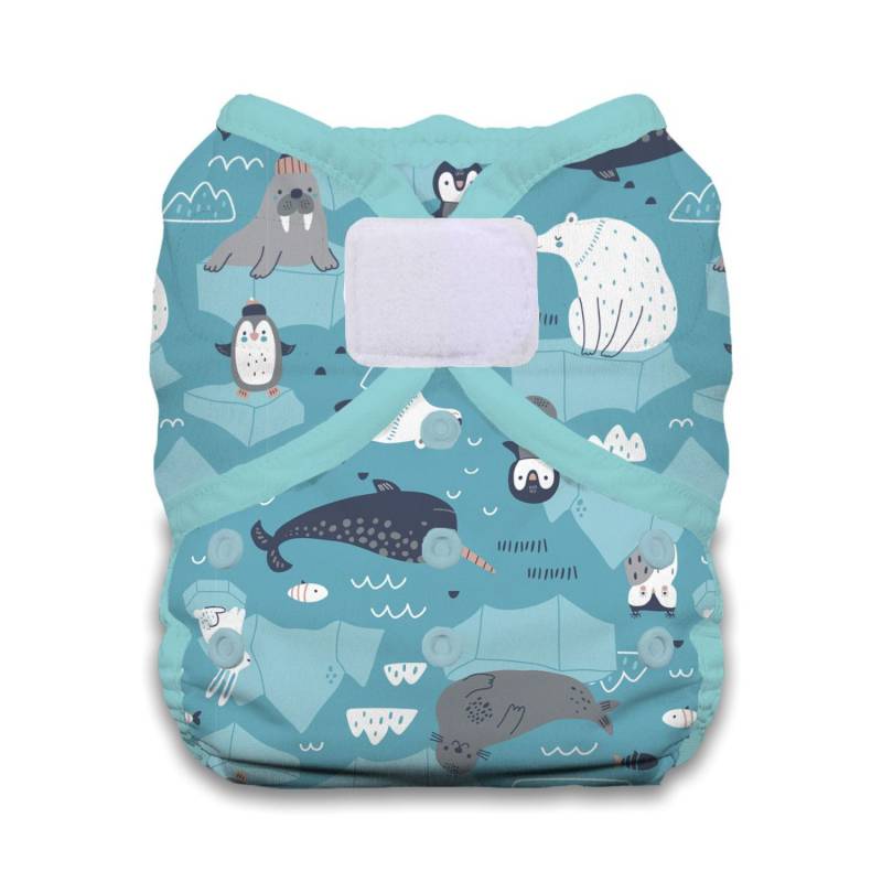 Thirsties Duo Wrap Überhose (Klett) - Größe 2 (8 - 18 kg) Ice Flow von Thirsties