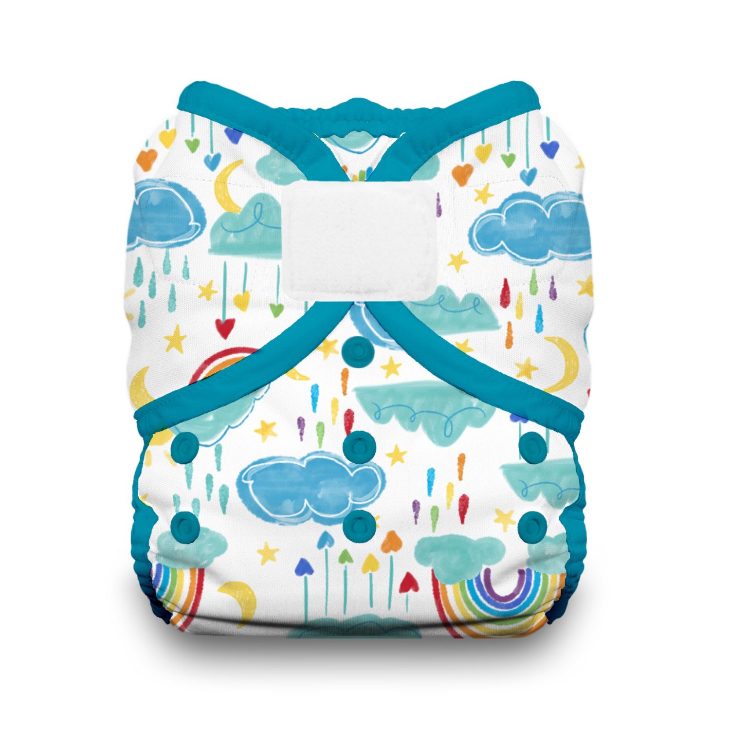 Thirsties Duo Wrap Überhose (Klett) - Größe 2 (8 - 18 kg) Rainbow von Thirsties