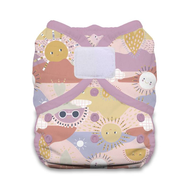 Thirsties Duo Wrap Überhose (Klett) - Größe 2 (8 - 18 kg) Sunny von Thirsties