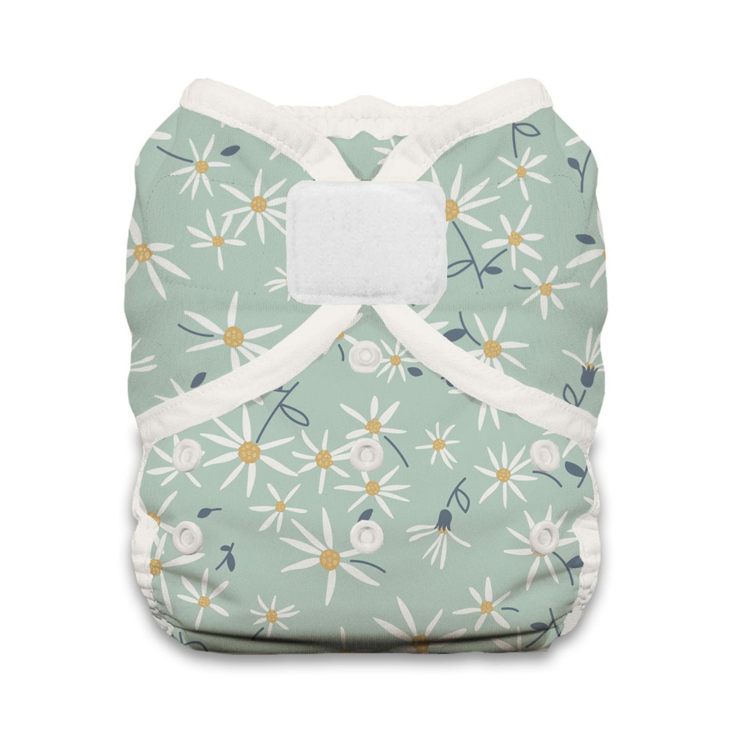 Thirsties Duo Wrap Überhose (Klett) - Größe 2 (8 - 18 kg) Woodland Aster von Thirsties