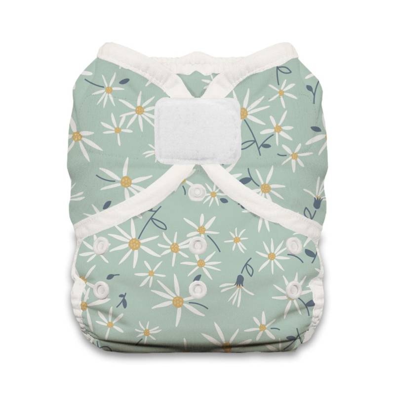 Thirsties Duo Wrap Überhose (Klett) - Größe 2 (8 - 18 kg) Woodland Aster von Thirsties