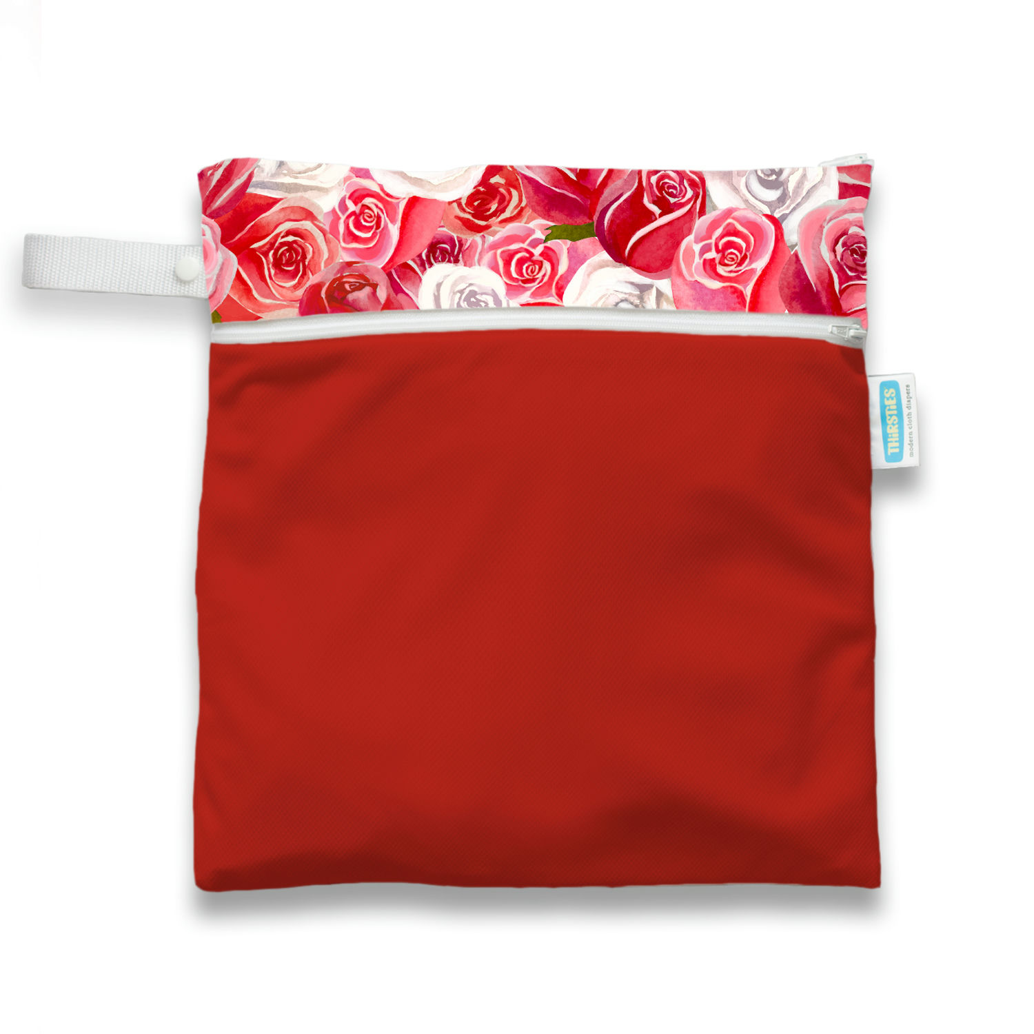 Thirsties Nasstasche mit Trockenfach (M) - Rosy von Thirsties