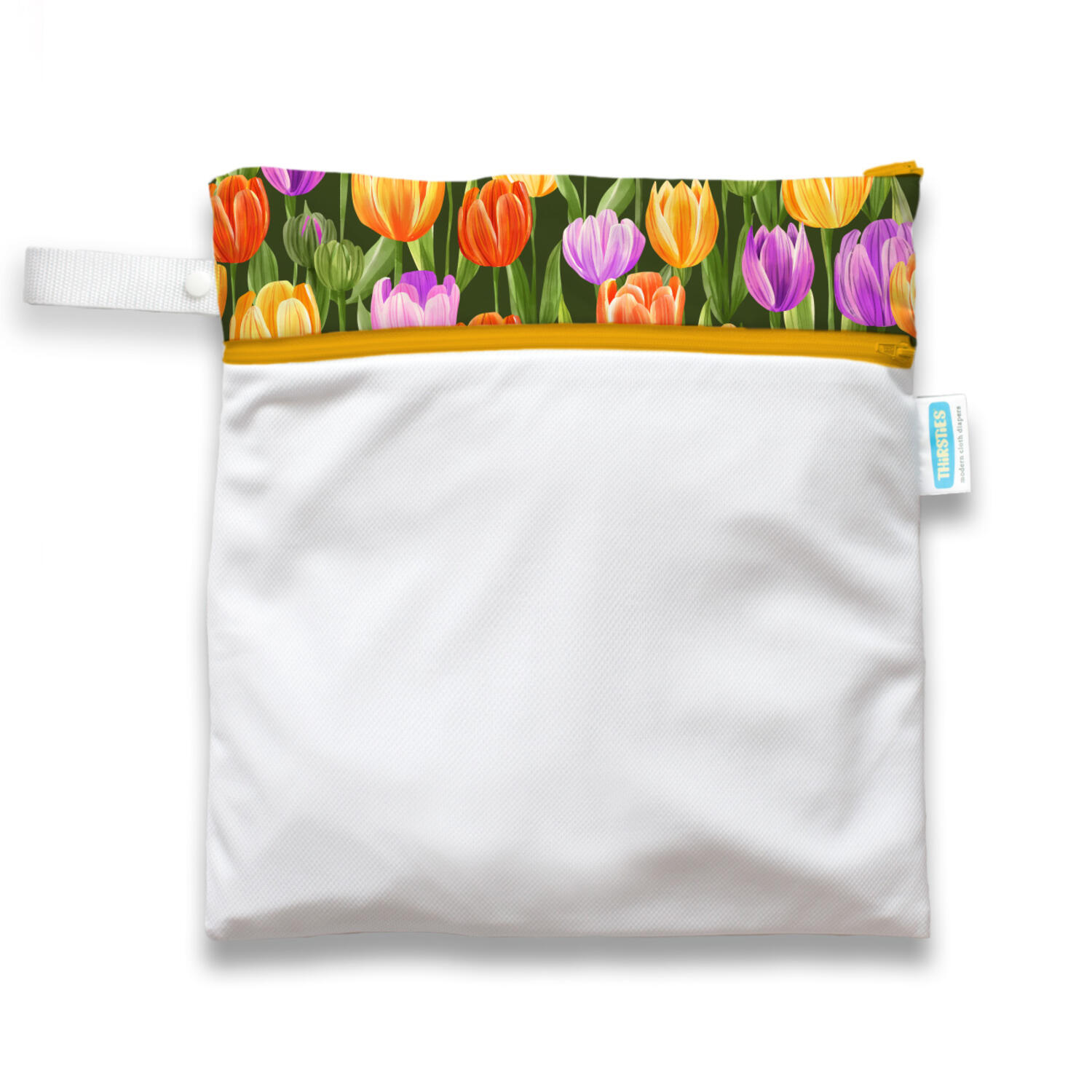 Thirsties Nasstasche mit Trockenfach (M) - Tulips von Thirsties