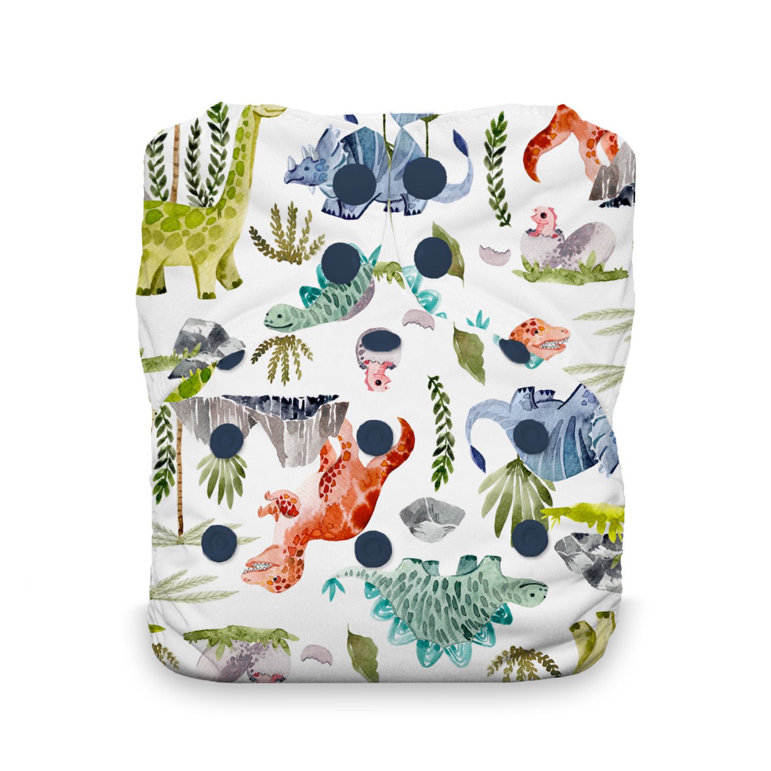 Thirsties Natural AIO One Size (Druck) - Dino-rawr von Thirsties