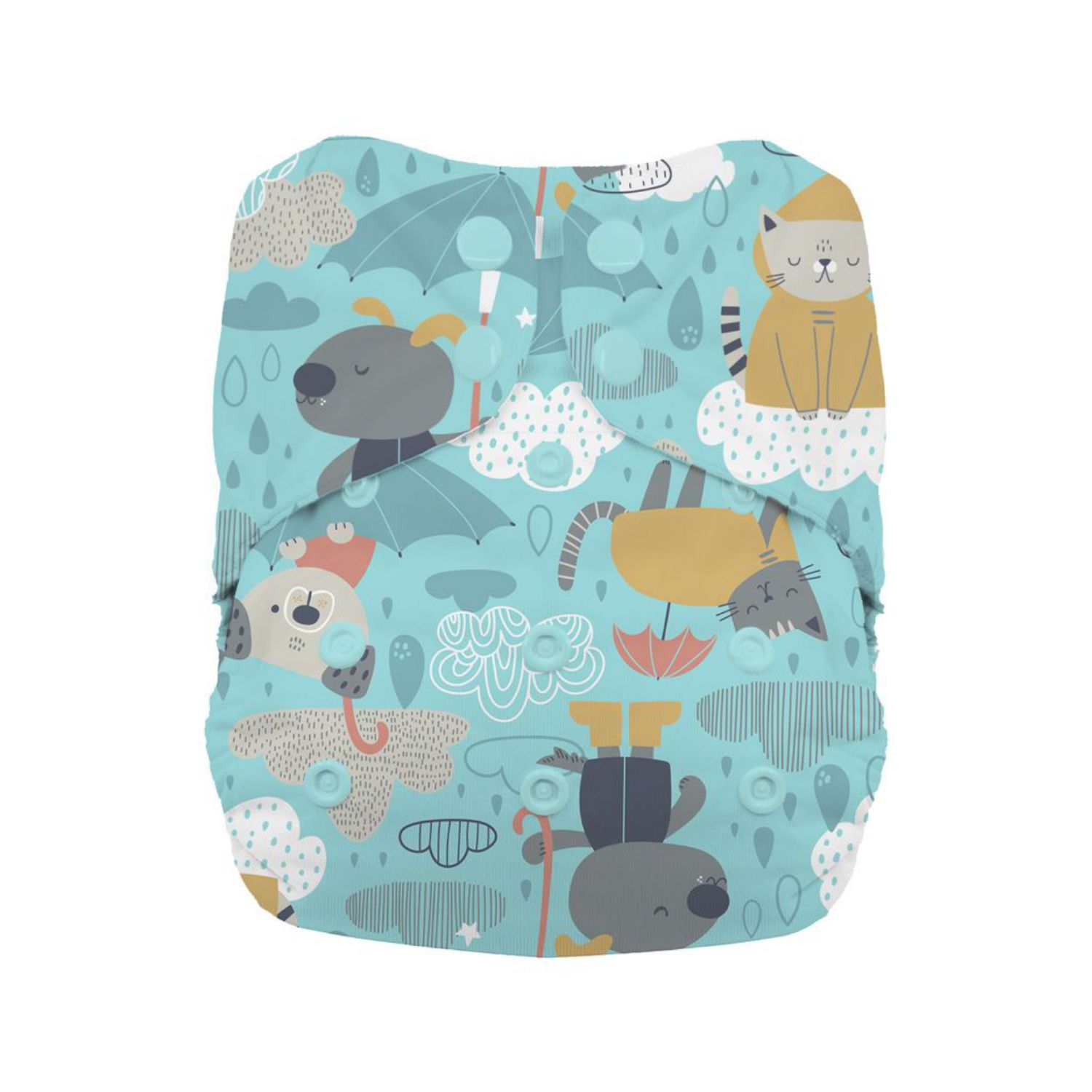 Thirsties Natural AIO One Size (Druck) - Drizzly von Thirsties