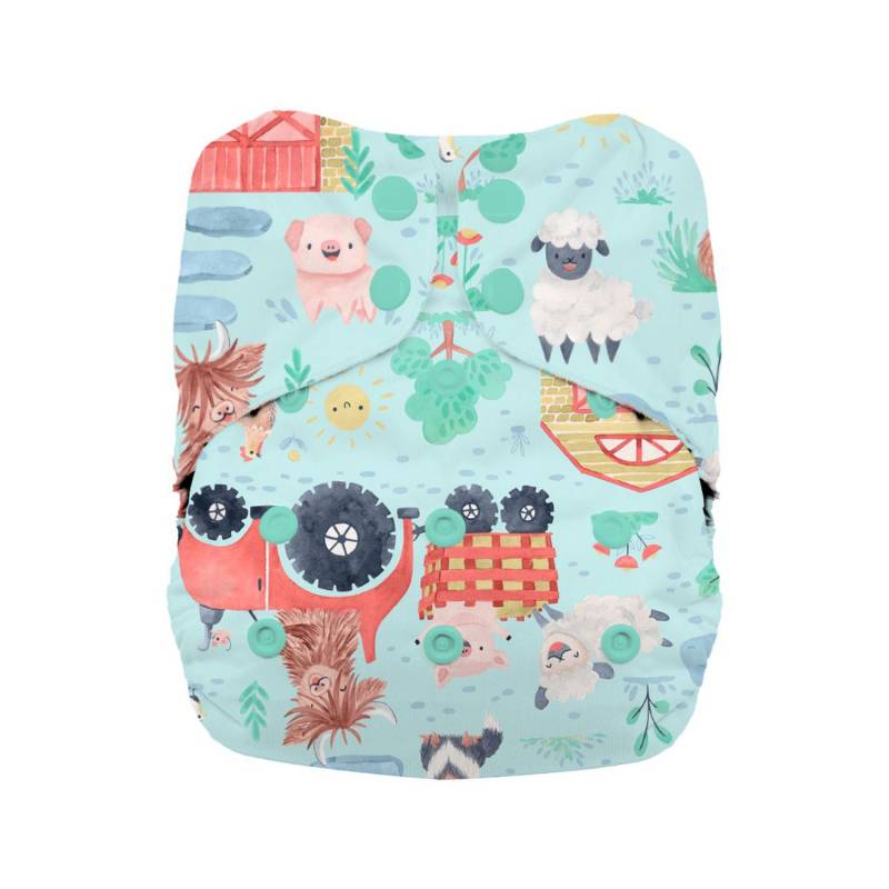 Thirsties Natural AIO One Size (Druck) - Ferm-stockin von Thirsties