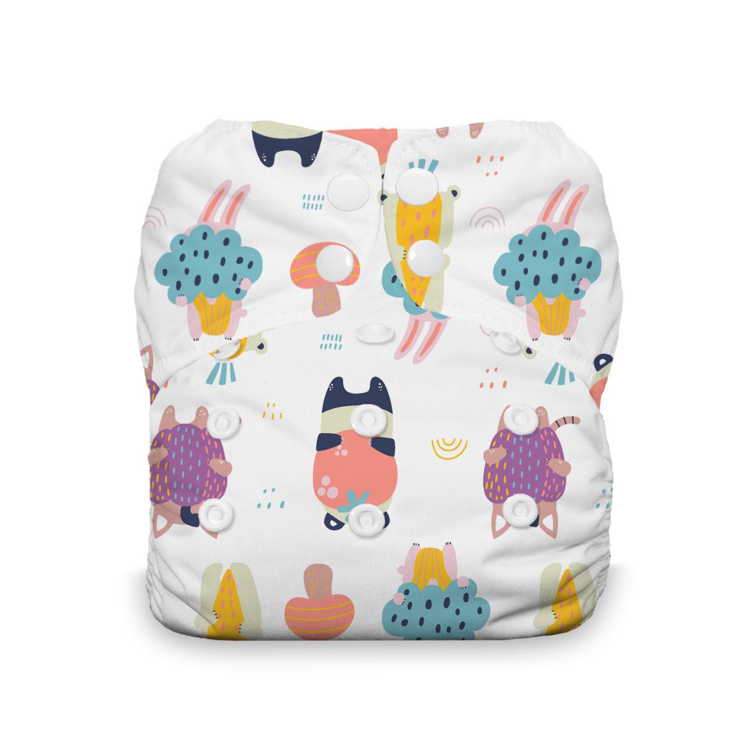 Thirsties Natural AIO One Size (Druck) - Harvest Helpers von Thirsties