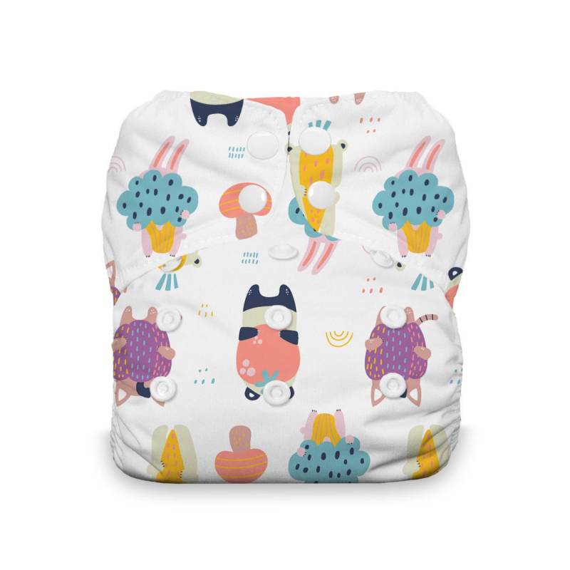 Thirsties Natural AIO One Size (Druck) - Harvest Helpers von Thirsties