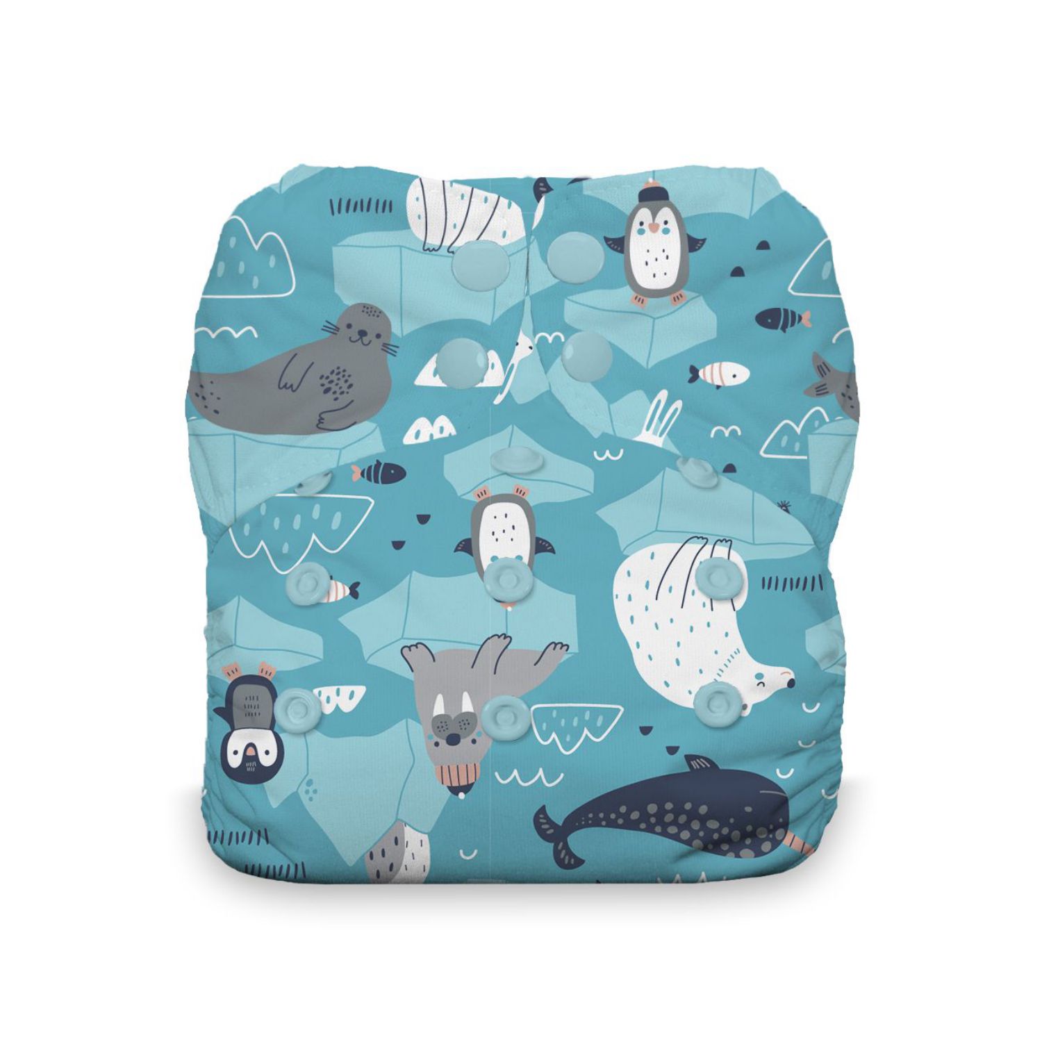 Thirsties Natural AIO One Size (Druck) - Ice Flow von Thirsties