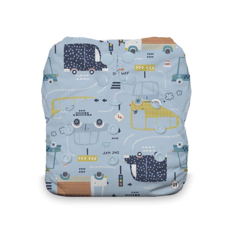 Thirsties Natural AIO One Size (Druck) - Traffic Jam von Thirsties