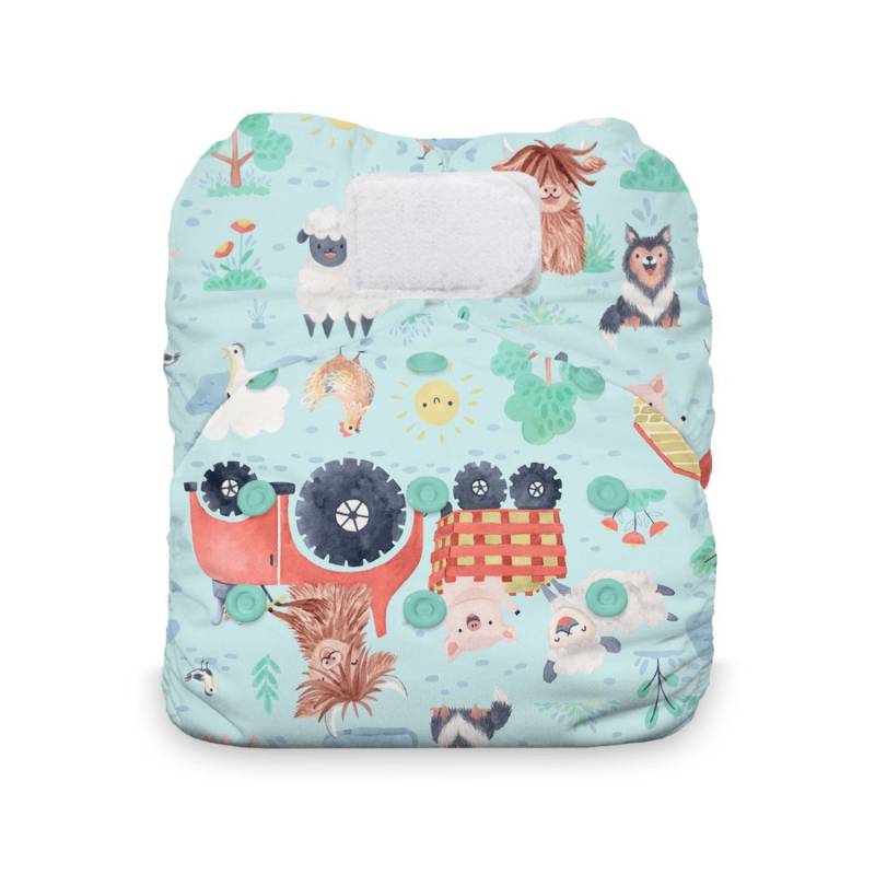 Thirsties Natural AIO One Size (Klett) - Ferm-stockin von Thirsties