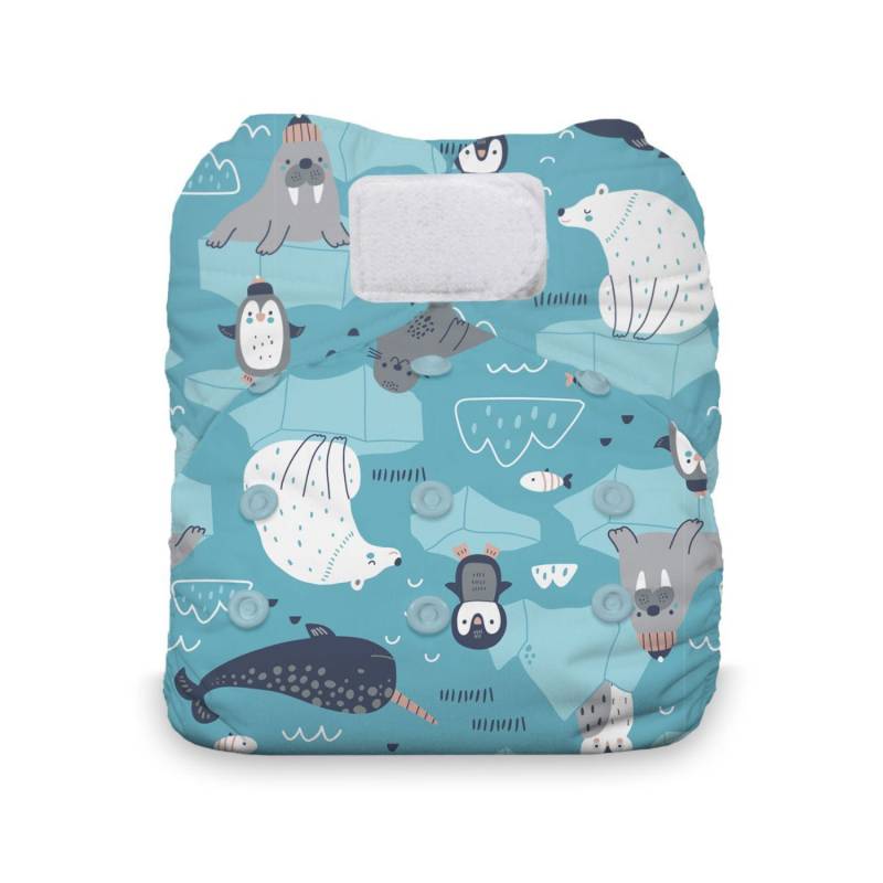 Thirsties Natural AIO One Size (Klett) - Ice Flow von Thirsties