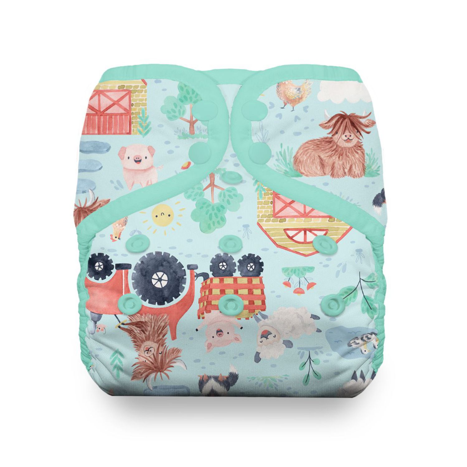 Thirsties Natural Pocket One Size (Druck) - Ferm-stockin von Thirsties