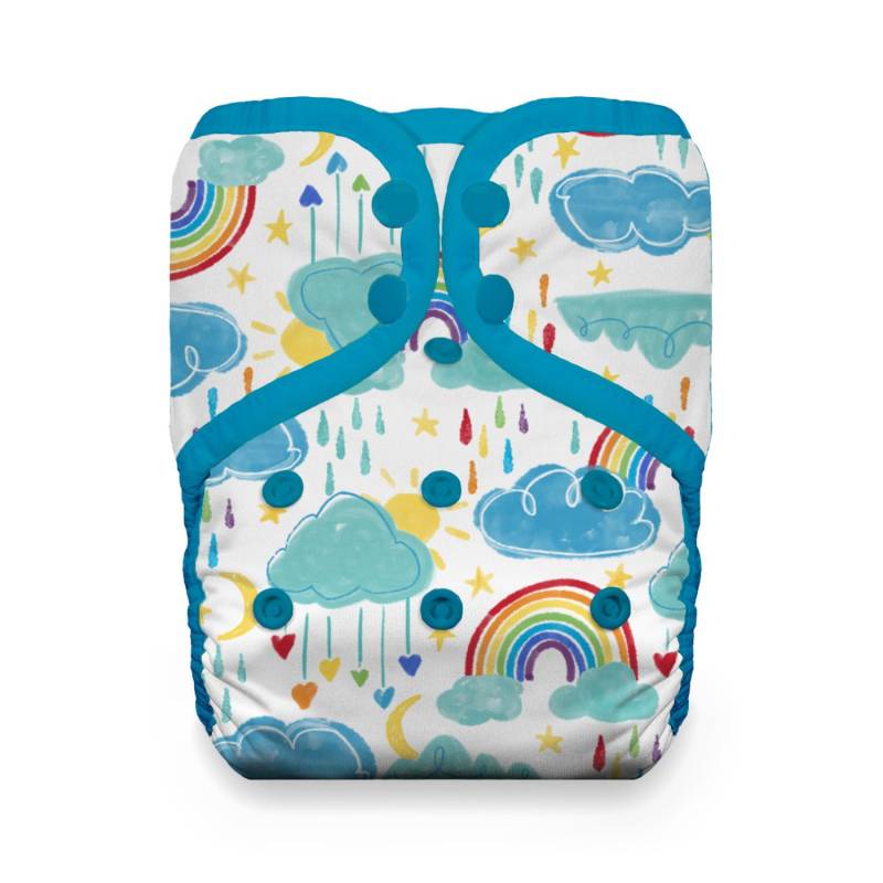 Thirsties Natural Pocket One Size (Druck) - Rainbow von Thirsties