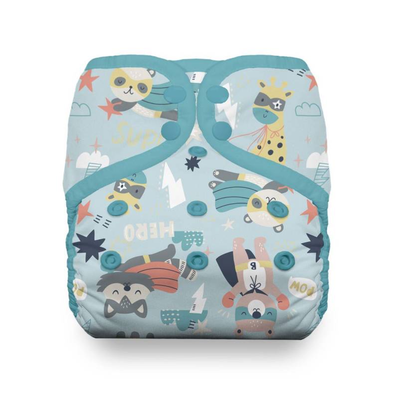 Thirsties Natural Pocket One Size (Druck) - Super Hero von Thirsties