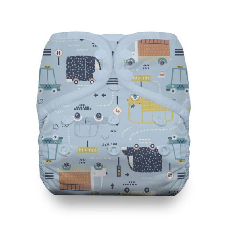 Thirsties Natural Pocket One Size (Druck) - Traffic Jam von Thirsties