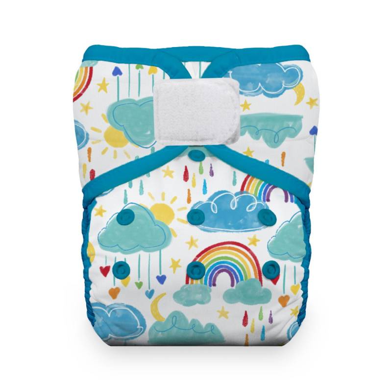 Thirsties Natural Pocket One Size (Klett) - Rainbow von Thirsties