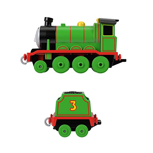 Thomas und seine Freunde Der Zug Thomas Henry Lokomotive aus Metall, die cast, Schubzug mit Güterwagen, Spielzeug für Kinder, 3 Jahre, HMC43 von Thomas und seine Freunde