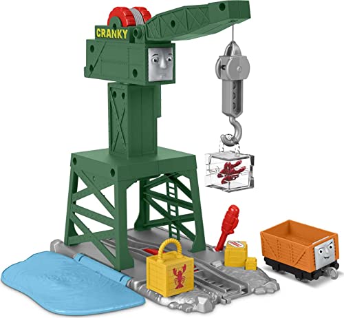 THOMAS & FRIENDS GPD85 Fisher-Price The EA Hummer Cranky Crane Spielset, Grün, Gelb, Orange, Blau, Rot, Grau, M THOMAS & FRIENDS GPD85 Fisher-Price The EA Hummer Cranky Crane Spielset, Grün, Gelb, Orange, Blau, Rot, Grau, M von THOMAS & FRIENDS