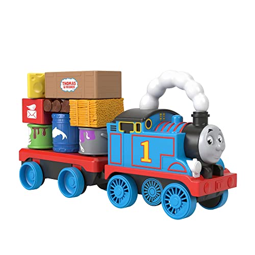 Thomas & Friends Fisher-Price GWX07 - Wobble Cargo Stacker Train von Thomas und seine Freunde