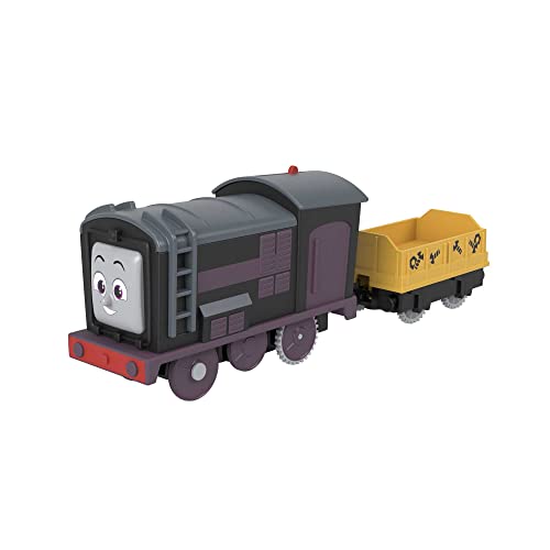 Fisher-Price HDY63 - Thomas & Friends Motorisierte Spielzeugeisenbahn Diesel, batteriebetriebene Lokomotive mit Ladung, Spielzeug für Kinder im Vorschulalter ab 3 Jahren von Thomas & Friends