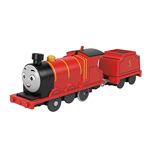Thomas & Friends, batteriebetriebene Spielzeuglok James für Kinder im Kindergartenalter ab 3 Jahren, HDY70 von Thomas & Friends