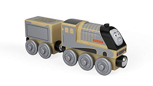 Thomas & Friends FHM42 Holz Spencer, Thomas die kleine Lokomotive Holzspielzeug Lokomotive Spielzeugzug ab 2 Jahren von Thomas und seine Freunde