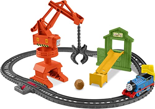 Mattel – GHK83 – Thomas & Friends – Trackmaster – Cassia Kran- & Cargo-Set von THOMAS & FRIENDS