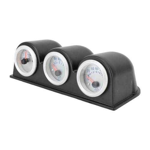 3 in 1 Auto Messgerät Wassertemperatur Tachometer Öldruck Instrumentententafel für Benzinfahrzeuge, stilvoll und genau von Thonlai