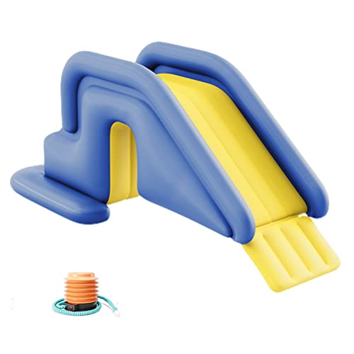 Aufblasbarer Wasserrutsche, Kompakt Aufblasbare Kletterwellwasserrutsche Im Freien Sommerspaß für Kinder (A) von Thonlai