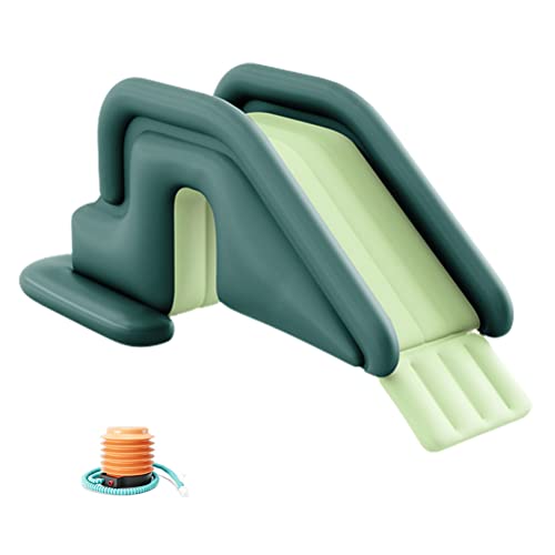 Aufblasbarer Wasserrutsche, Kompakt Aufblasbare Kletterwellwasserrutsche Im Freien Sommerspaß für Kinder (B) von Thonlai