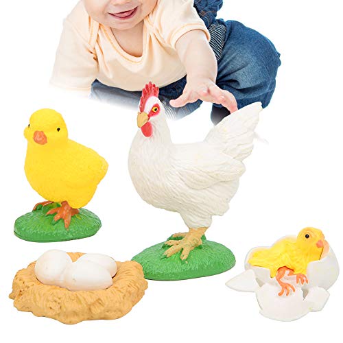 Thonlai Hochsimuliert Tier Lebenszyklusmodell Spielzeug, Kükenlebenszyklus, Lebenszyklus von Meeresschildkröten, Kinderkinder Lernen Modell Bildungspädagogik (Hühnerwachstumszyklus) von Thonlai