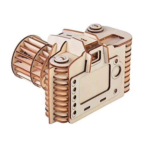 Thonlai Hölzerne 3D-Kamera-Puzzlespielzeug für, Malerei Beobachtung und Fähigkeit, Umweltfreundliches Holzmaterial, Beste Geburtstagskinder Thonlai Hölzerne 3D-Kamera-Puzzlespielzeug für, Malerei Beobachtung und Fähigkeit, Umweltfreundliches Holzmaterial, Beste Geburtstagskinder von Thonlai