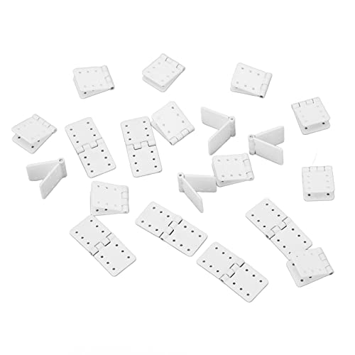 Thonlai RC -Flugzeugebenescharniere, 40pcs Kunststoffmodell Flugzeugflügelteile KT -Stecker mit Feiner Verarbeitung (S) von Thonlai