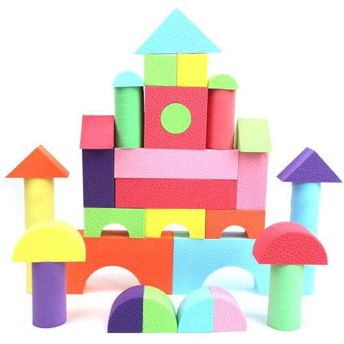 Thonlai mit Mehrfach Gekleideten Bausteinen, Lehrreicher Mehrschöpfter Stapel -Bauspielzeug mit Eva -Schaumstoffmaterial, Leicht und Tragbarer Größe, Ideal für den Innen- und Thonlai mit Mehrfach Gekleideten Bausteinen, Lehrreicher Mehrschöpfter Stapel -Bauspielzeug mit Eva -Schaumstoffmaterial, Leicht und Tragbarer Größe, Ideal für den Innen- und von Thonlai