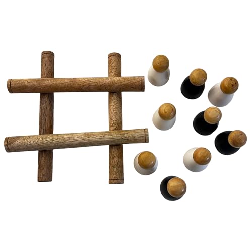 Handgefertigtes 3D-Tic-Tac-Toe-Spiel aus Holz – klassisches Familien-Brettspiel | Einzigartiges Geschenk für alle Altersgruppen Handgefertigtes 3D-Tic-Tac-Toe-Spiel aus Holz – klassisches Familien-Brettspiel | Einzigartiges Geschenk für alle Altersgruppen von Thorness