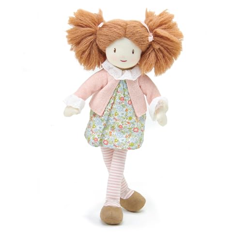 ThreadBear Design Marty Stoffpuppe, weich, mit rosa Strickjacke und Blumenkleid, Geburtstagsgeschenk für Kinder ab 3 Jahren, 5604047, Blumenmuster ThreadBear Design Marty Stoffpuppe, weich, mit rosa Strickjacke und Blumenkleid, Geburtstagsgeschenk für Kinder ab 3 Jahren, 5604047, Blumenmuster von ThreadBear Design