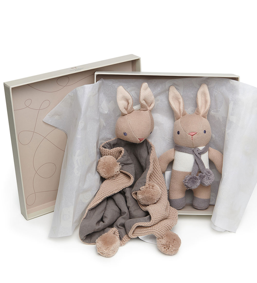 ThreadBear Geschenkset - braune Hasenrassel und Schmusetuch - ThreadBear - One Size - Schmusetücher ThreadBear Geschenkset - braune Hasenrassel und Schmusetuch - ThreadBear - One Size - Schmusetücher von ThreadBear