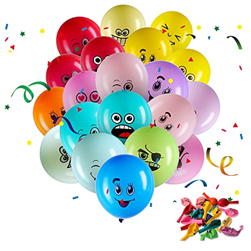 20 Stücke Emotion Serie Latexballons Assortierte Farbe Party Ballons 11,8 Zoll Lächelndes Gesicht Süße Luftballons mit 6-12 Verschiedenen Designs Latexballons für Geburtstag Baby Shower 20 Stücke Emotion Serie Latexballons Assortierte Farbe Party Ballons 11,8 Zoll Lächelndes Gesicht Süße Luftballons mit 6-12 Verschiedenen Designs Latexballons für Geburtstag Baby Shower von Threan