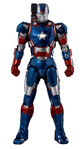ThreeZero - Marvel Infinity Saga Iron Patriot Deluxe Actionfigur im Maßstab 1:12 (Netz) von threezero
