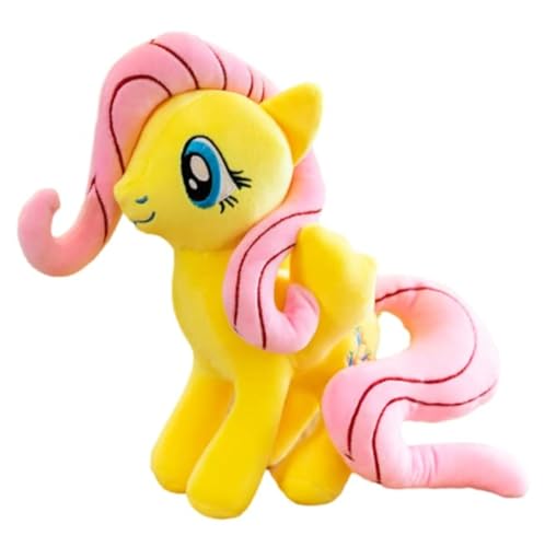 30CM My Little Pony Plüschfigur, Mein Kleines Pony Plüschtier, Kuscheltier Für Kinder, Mädchen Und Jungen, Fans Und Sammler-gelb von Threegoat