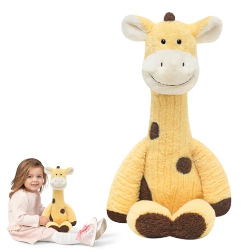 Giraffe Plüschtier, 50cm Süße Giraffe Kuscheltier, Giraffe Puppe Stofftier Kissen Spielzeug, für Mädchen, Jungen Plüschpuppe Geburtstag Geschenk, Plush Doll Dekoration Giraffe Plüschtier, 50cm Süße Giraffe Kuscheltier, Giraffe Puppe Stofftier Kissen Spielzeug, für Mädchen, Jungen Plüschpuppe Geburtstag Geschenk, Plush Doll Dekoration von Threegoat