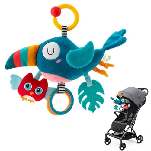 Kinderwagen Spielzeug 0-6 Monate, Greifen und Geräusche erzeugen, Kinderbett und Babyschale zum Beißen, Baby Spielzeug für Kleinkinder ab 0-12 Monate Neugeborenen Junge Mädchen Baby Geschenk Kinderwagen Spielzeug 0-6 Monate, Greifen und Geräusche erzeugen, Kinderbett und Babyschale zum Beißen, Baby Spielzeug für Kleinkinder ab 0-12 Monate Neugeborenen Junge Mädchen Baby Geschenk von Threegoat