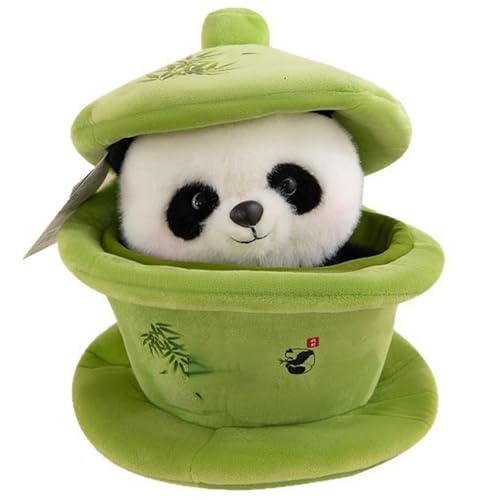 Panda-Plüschtier, niedliches Tier, Teetasse, Panda, weiches und kuscheliges Kissen, Plüschspielzeug, Geschenk für Wohnzimmerdekoration, Tee Panda-Plüschtier, niedliches Tier, Teetasse, Panda, weiches und kuscheliges Kissen, Plüschspielzeug, Geschenk für Wohnzimmerdekoration, Tee von Threegoat