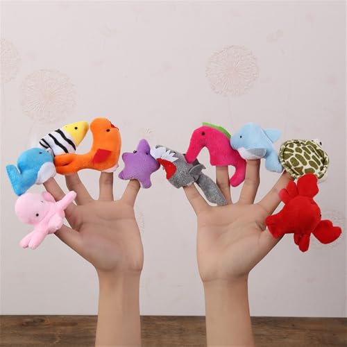 Set10 STK Finger Plüschtier Set Stoff Fingerpuppe Tiere Plüschpuppe Hand Tier Geschenke für Jungen und Mädchen Mitgebsel Jungeparty Set10 STK Finger Plüschtier Set Stoff Fingerpuppe Tiere Plüschpuppe Hand Tier Geschenke für Jungen und Mädchen Mitgebsel Jungeparty von Threegoat