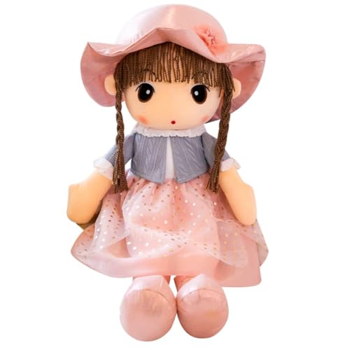 Stoffpuppen für Mädchen, 45cm Schöne Kuschelpuppe mit Hut Kleidung Plüsch Puppe Weiche Stofftiere Stoffpuppe Niedliche Prinzessin Plüschtier für Kleine Mädchen Weihnachten Geburtstag Geschenke Stoffpuppen für Mädchen, 45cm Schöne Kuschelpuppe mit Hut Kleidung Plüsch Puppe Weiche Stofftiere Stoffpuppe Niedliche Prinzessin Plüschtier für Kleine Mädchen Weihnachten Geburtstag Geschenke von Threegoat