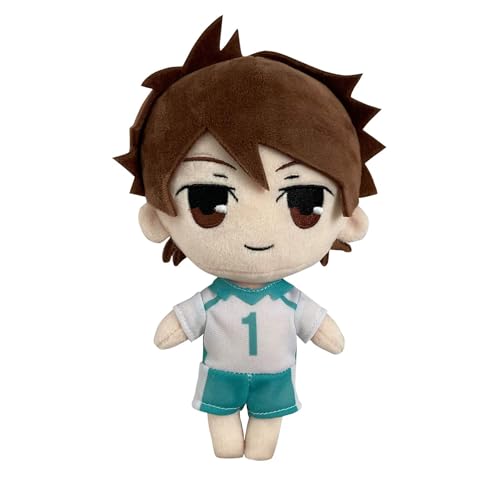 Threegoat Anime Haikyuu Plüschpuppe, Oikawa Tooru Plüschpuppe, Geschenk für Kinder, Raumdekoration, 20 cm von Threegoat