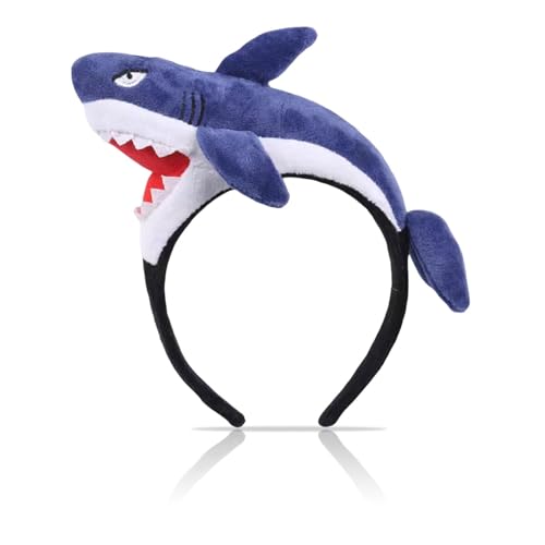 Threegoat Hai Kopfband Plush Hai Hut Cute Tier Kopfbedeckung Plush Tier Kopfband Hai Kostüm Kopfbedeckung Hai Party Hüte Für Männer Frauen Threegoat Hai Kopfband Plush Hai Hut Cute Tier Kopfbedeckung Plush Tier Kopfband Hai Kostüm Kopfbedeckung Hai Party Hüte Für Männer Frauen von Threegoat