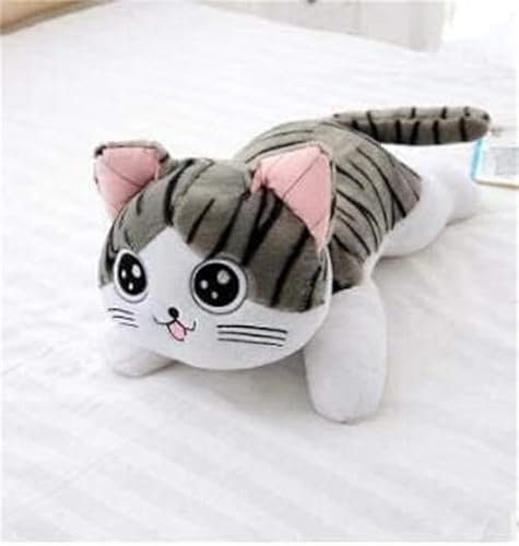 Threegoat Katze aus Plüsch, Katzenspielzeug, Chi aus Plüsch, weiche Tierpuppe, Käsepuppen, Kissen, Kissen für Kinder, 30 cm Threegoat Katze aus Plüsch, Katzenspielzeug, Chi aus Plüsch, weiche Tierpuppe, Käsepuppen, Kissen, Kissen für Kinder, 30 cm von Threegoat