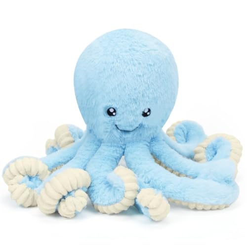 Threegoat Octopus Baby acht Klauen Fisch Plüsch Ruhige Puppe Plüsch Spielzeug Kinder Geschenke(18cm) von Threegoat